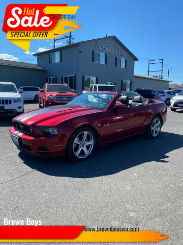 2014 Ford Mustang for sale at Brown Boys in Yakima WA
