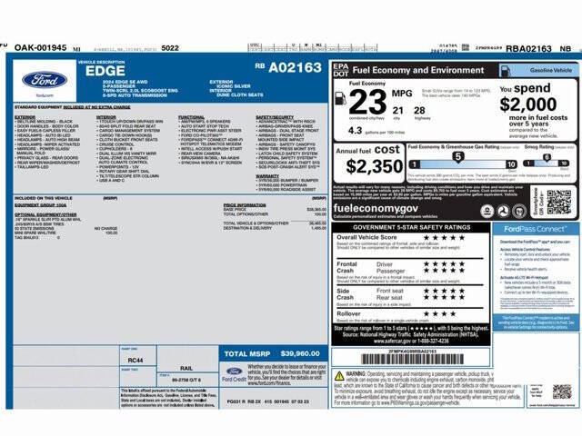 2024 Ford Edge SE