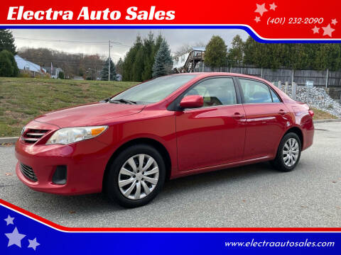 2013 Toyota Corolla for sale at Electra Auto Sales in Johnston RI