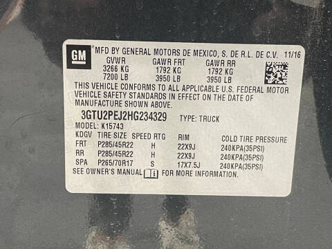 2017 GMC Sierra 1500