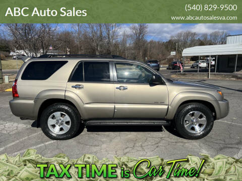 2007 Toyota 4Runner for sale at ABC Auto Sales - Barboursville Location in Barboursville VA