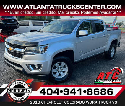 2016 Chevrolet Colorado for sale at ATLANTA TRUCK CENTER LLC in Doraville GA
