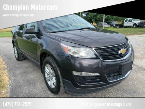 2017 Chevrolet Traverse for sale at Champion Motorcars in Springdale AR