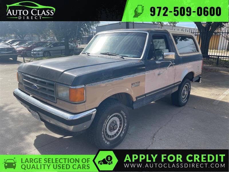 1988 Ford Bronco for sale at Auto Class Direct in Plano TX