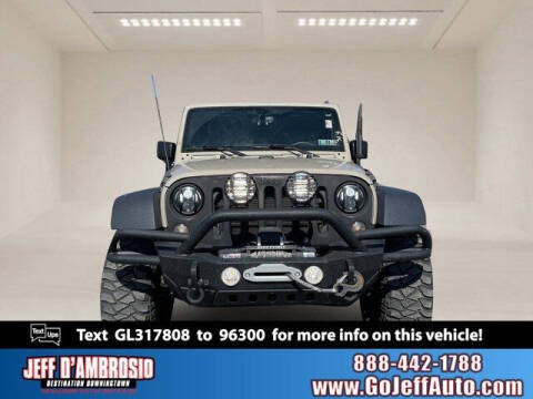 2016 Jeep Wrangler Unlimited for sale at Jeff D'Ambrosio Auto Group in Downingtown PA