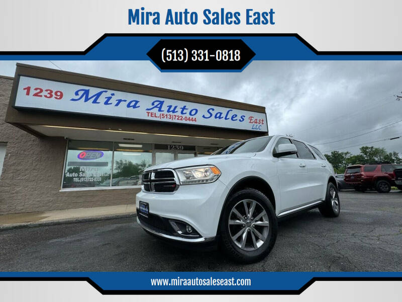 2016 Dodge Durango for sale at Mira Auto Sales East in Milford OH