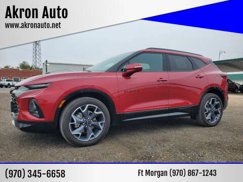 2019 Chevrolet Blazer for sale at Akron Auto - Fort Morgan in Fort Morgan CO