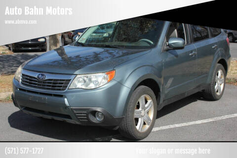 2009 Subaru Forester for sale at Auto Bahn Motors in Winchester VA