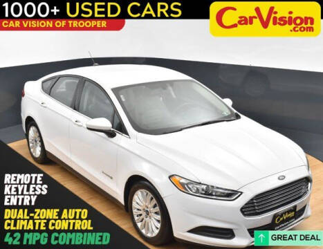 2016 Ford Fusion Hybrid for sale at Car Vision of Trooper in Norristown PA
