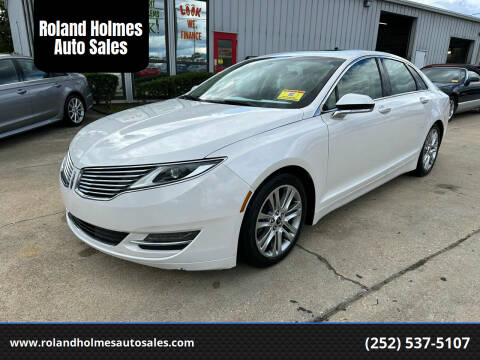 2015 Lincoln MKZ for sale at Roland Holmes Auto Sales in Roanoke Rapids NC