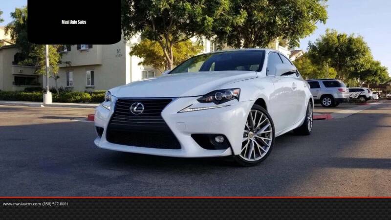 2015 Lexus IS 250 for sale at Masi Auto Sales in San Diego CA