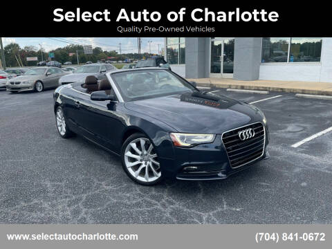 2013 Audi A5 for sale at Select Auto of Charlotte in Matthews NC