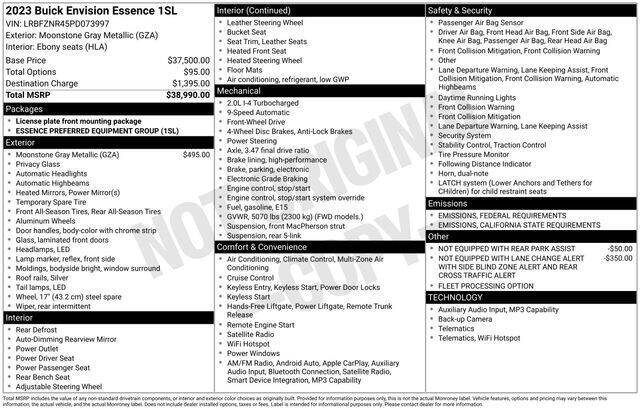 2023 Buick Envision Essence