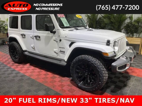 2021 Jeep Wrangler Unlimited for sale at Auto Express in Lafayette IN