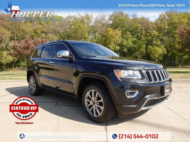 2014 Jeep Grand Cherokee for sale at HOPPER MOTORPLEX in Plano TX