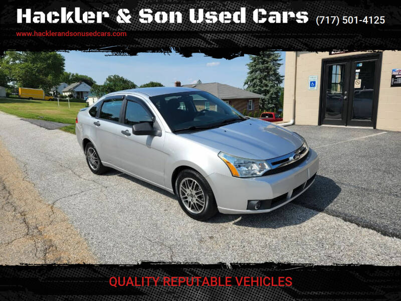 2011 Ford Focus for sale at Hackler & Son Used Cars in Red Lion PA