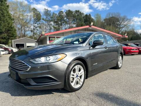 2018 Ford Fusion Hybrid for sale at Mira Auto Sales in Raleigh NC