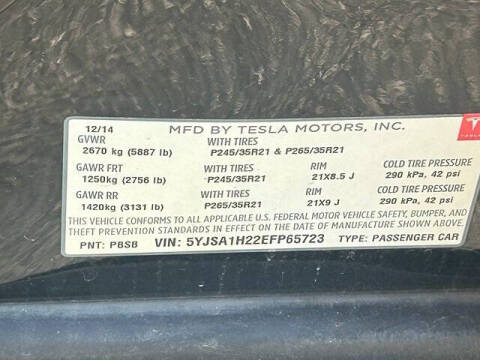 2014 Tesla Model S P85D