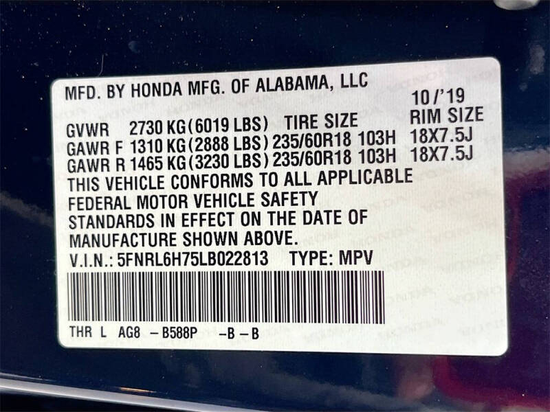 2020 Honda Odyssey EX-L