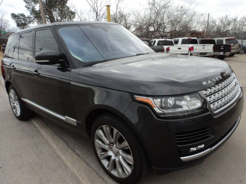 2016 Land Rover Range Rover for sale at SPORT CITY MOTORS in Dallas TX