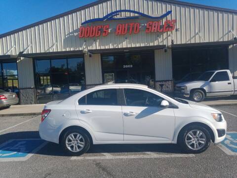 2015 Chevrolet Sonic for sale at DOUG'S AUTO SALES INC in Pleasant View TN