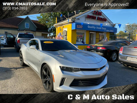 2016 Chevrolet Camaro for sale at C & M Auto Sales in Detroit MI