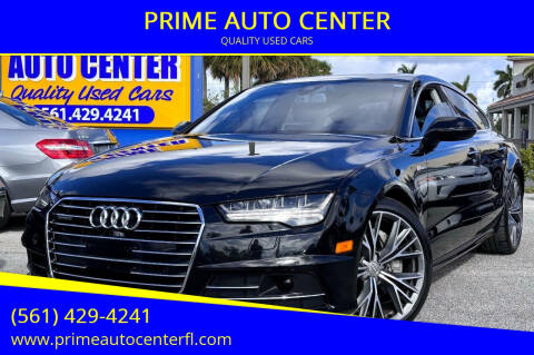 2016 Audi A7 for sale at PRIME AUTO CENTER in Palm Springs FL