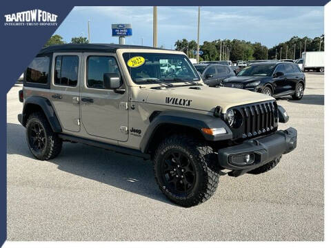 2022 Jeep Wrangler Unlimited for sale at BARTOW FORD CO. in Bartow FL