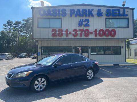 2008 Honda Accord for sale at Oasis Park and Sell #2 in Tomball TX