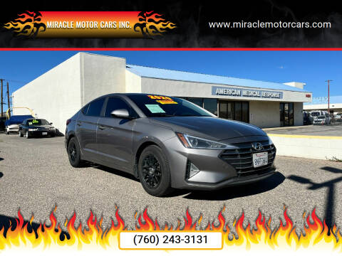 2020 Hyundai Elantra for sale at Miracle Motor Cars Inc. in Victorville CA