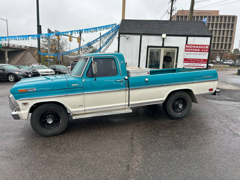 1969 Ford F-250 for sale at McManus Motors in Wheat Ridge CO