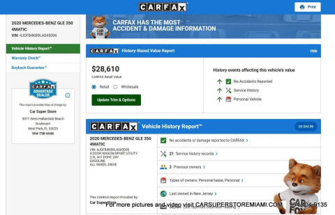 2020 Mercedes-Benz GLE GLE 350 4MATIC