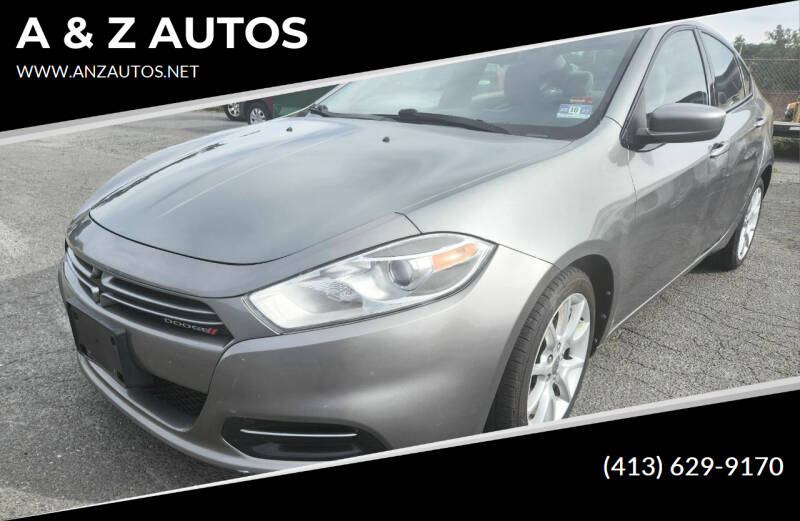 2013 Dodge Dart for sale at A & Z AUTOS in Westfield MA