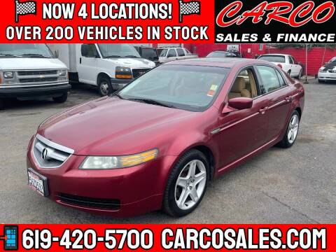 2004 Acura TL for sale at CARCO SALES & FINANCE in Chula Vista CA