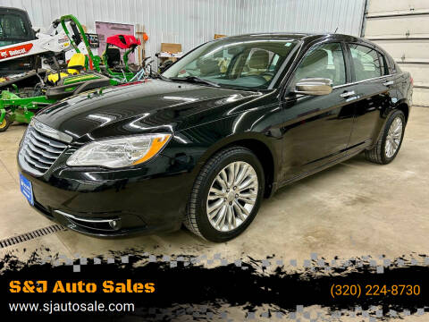 2012 Chrysler 200 for sale at S&J Auto Sales in South Haven MN