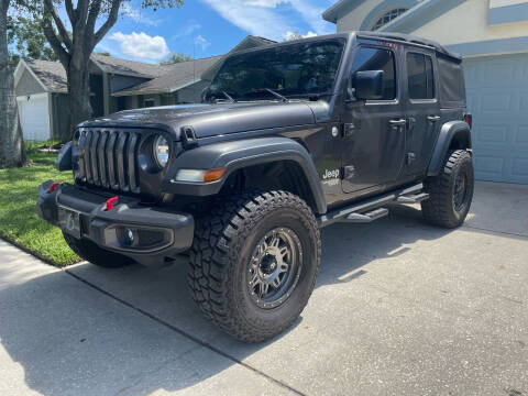 2018 Jeep Wrangler Unlimited for sale at Auto Liquidators of Tampa in Tampa FL