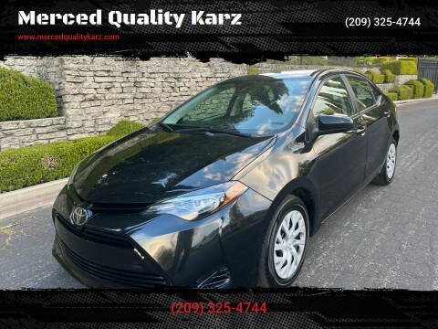 2018 Toyota Corolla for sale at Merced Quality Karz in Merced CA