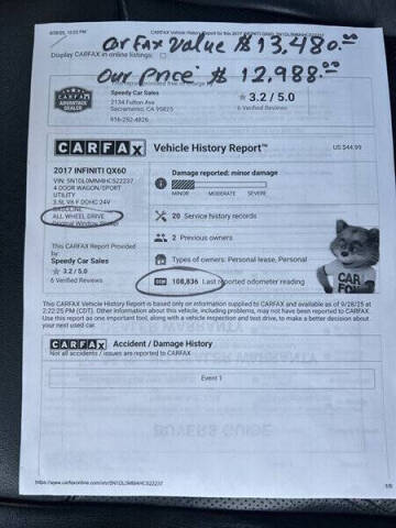 2017 Infiniti QX60
