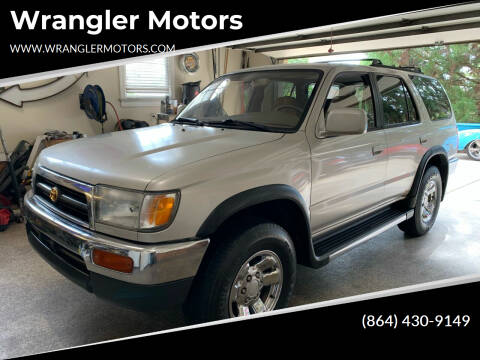 1997 Toyota 4Runner for sale at Wrangler Motors in Spartanburg SC