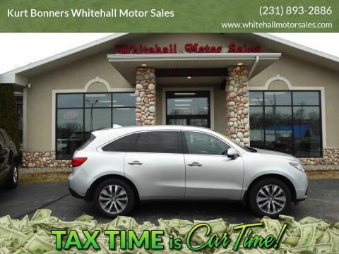 2014 Acura MDX for sale at Kurt Bonners Whitehall Motor Sales in Whitehall MI