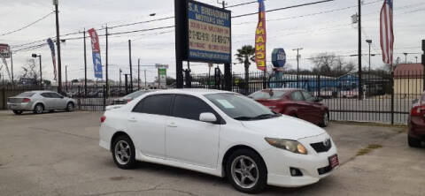 2009 Toyota Corolla for sale at S.A. BROADWAY MOTORS INC in San Antonio TX