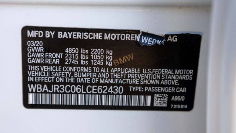 2020 BMW 5 Series 530i