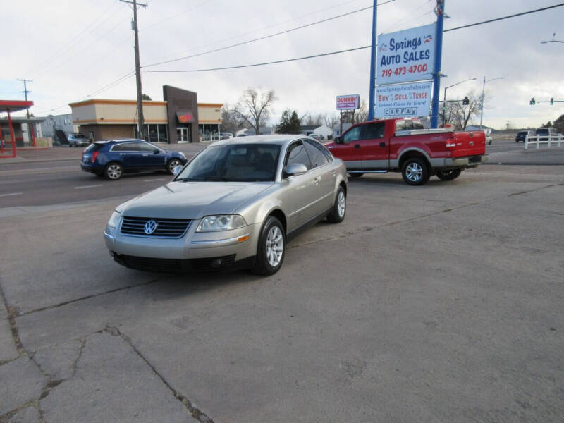 2004 Volkswagen Passat for sale at Springs Auto Sales in Colorado Springs CO