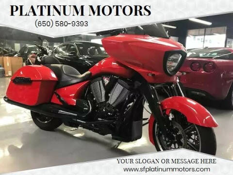 2016 Victory Cross Country for sale at Platinum Motors in San Bruno CA
