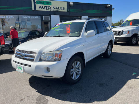 2006 Toyota Highlander Hybrid for sale at Wakefield Auto Sales of Main Street Inc. in Wakefield MA