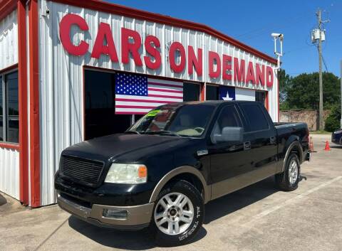 2004 Ford F-150 for sale at Cars On Demand 3 in Pasadena TX