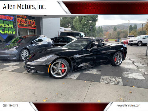 2014 Chevrolet Corvette for sale at Allen Motors, Inc. in Thousand Oaks CA