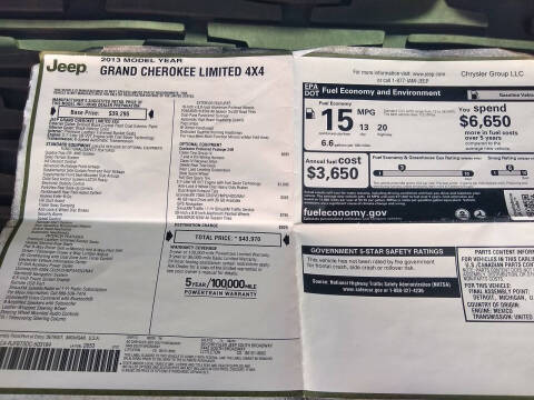 2013 Jeep Grand Cherokee Limited