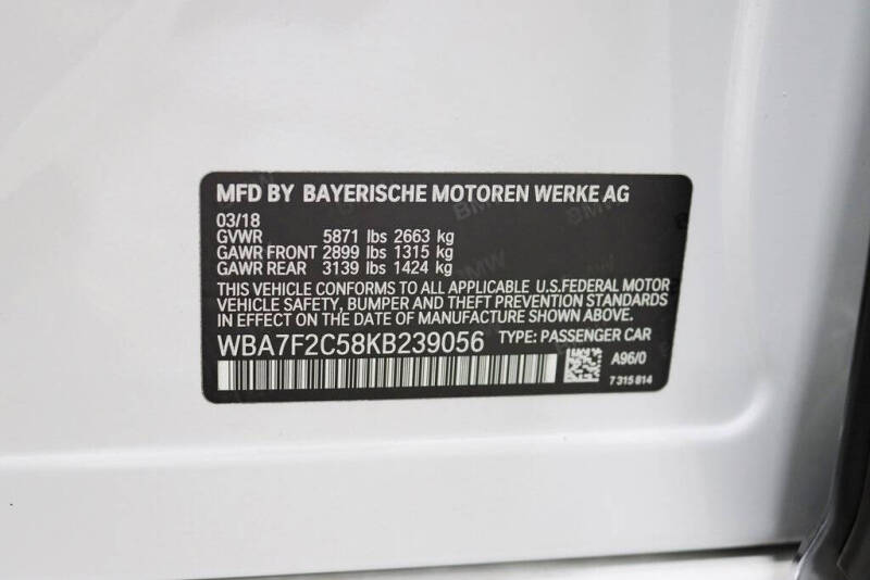 2019 BMW 7 Series 750i xDrive