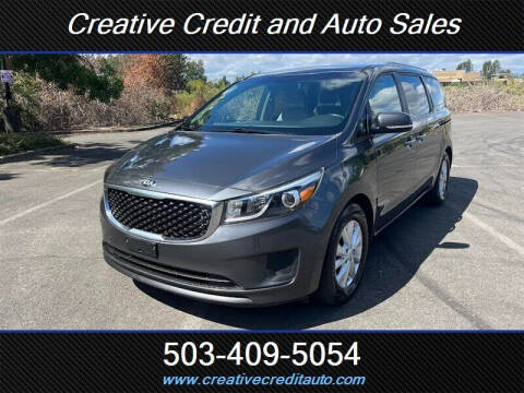 2016 Kia Sedona for sale at Creative Credit & Auto Sales in Salem OR